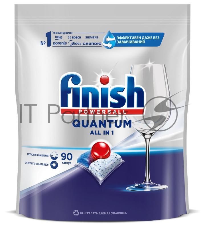 Таблетки Finish Quantum all in 1 (упак.:90шт) (3215696) для посудомоечных машин