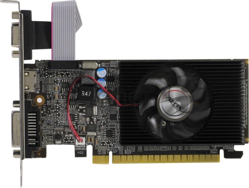 Видеокарта AFOX NVIDIA Geforce GT610 2GB DDR3 PCIE16 AF610-2048D3L7-V6