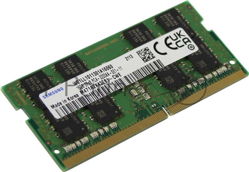 Модуль памяти SO-DIMM DDR 4 DIMM 16Gb PC25600, 3200Mhz, Samsung original, (M471A2K43EB1-CWE)