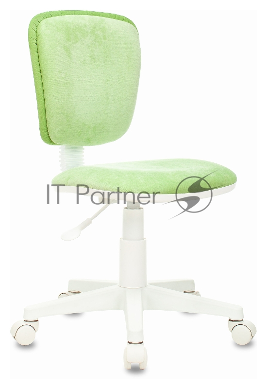 Кресло детское Бюрократ CH-W204NX светло-зеленый Velvet 81 крестовина пластик пластик белый