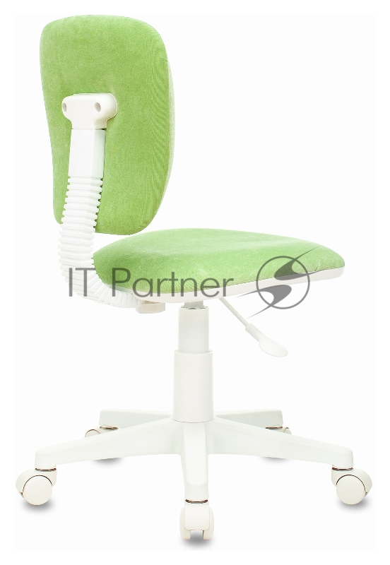 Кресло детское Бюрократ CH-W204NX светло-зеленый Velvet 81 крестовина пластик пластик белый