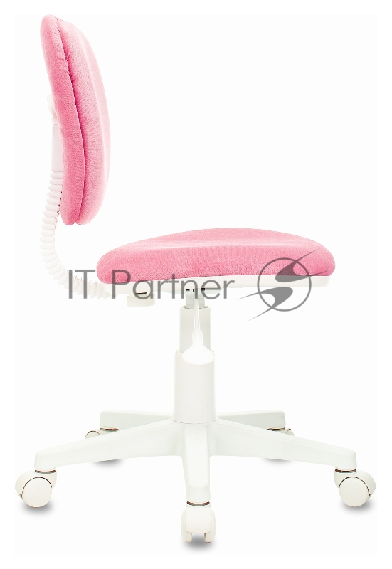 Кресло детское Бюрократ CH-W204NX розовый Velvet 36 крестовина пластик пластик белый