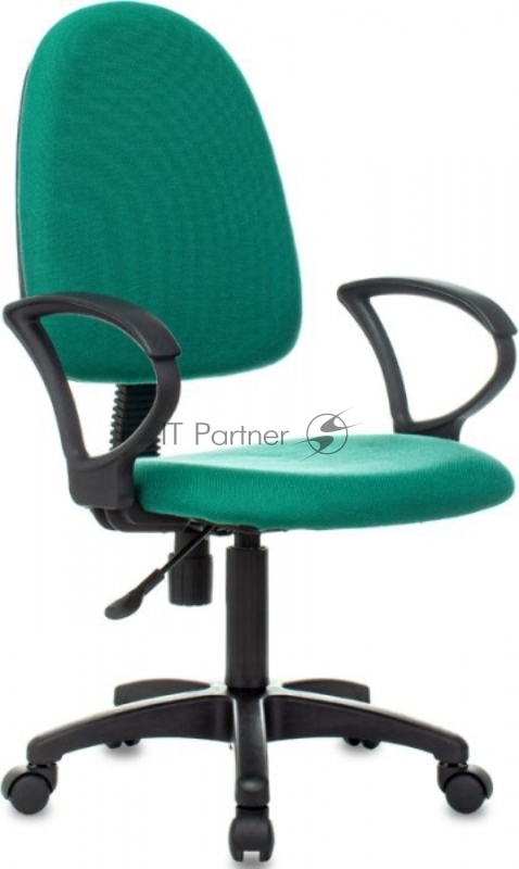 Кресло Бюрократ CH-1300 зеленый 10-24 крестовина пластик