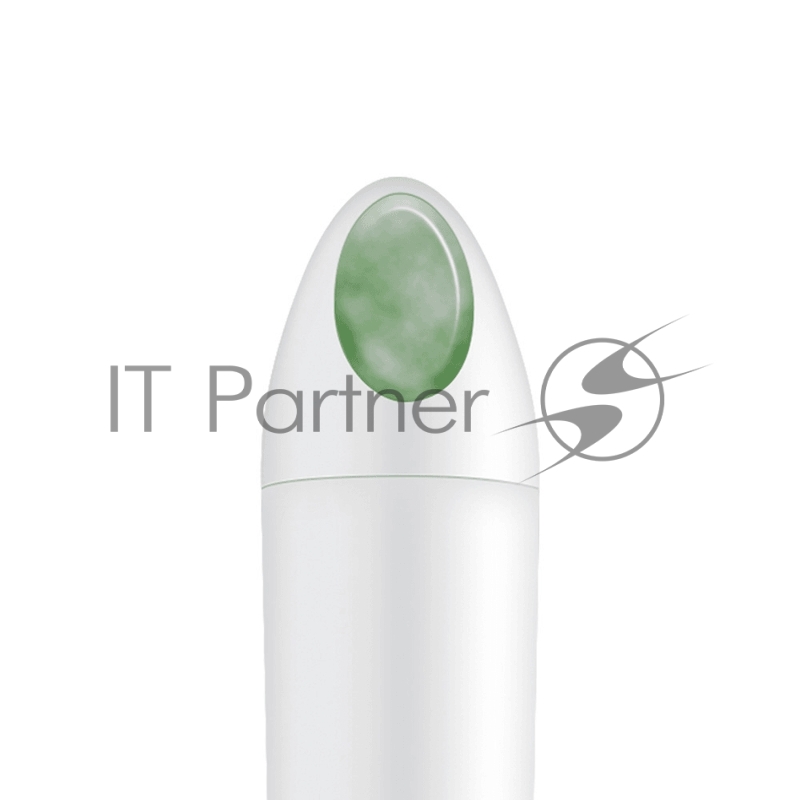 Вибромассажер для лица с нефритовой поверхностью FitTop L-Beaty II, зеленый