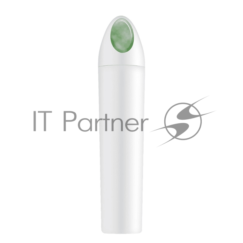 Вибромассажер для лица с нефритовой поверхностью FitTop L-Beaty II, зеленый