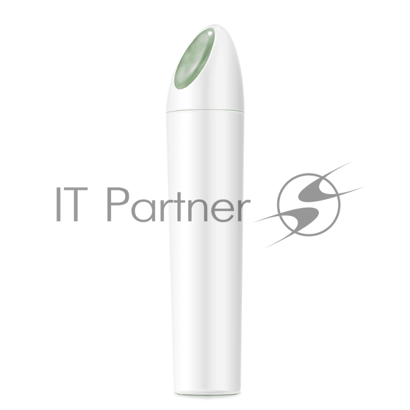 Вибромассажер для лица с нефритовой поверхностью FitTop L-Beaty II, зеленый