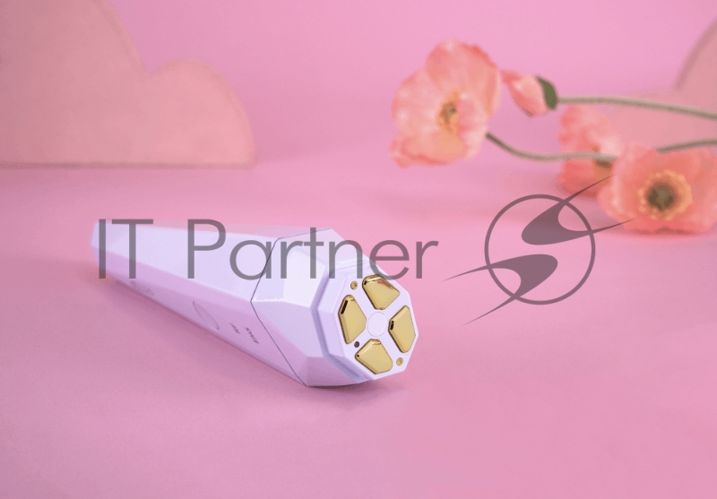 Косметологический аппарат для подтяжки лица FitTop L-Thermage, RF/EMS лифтинг, розовый