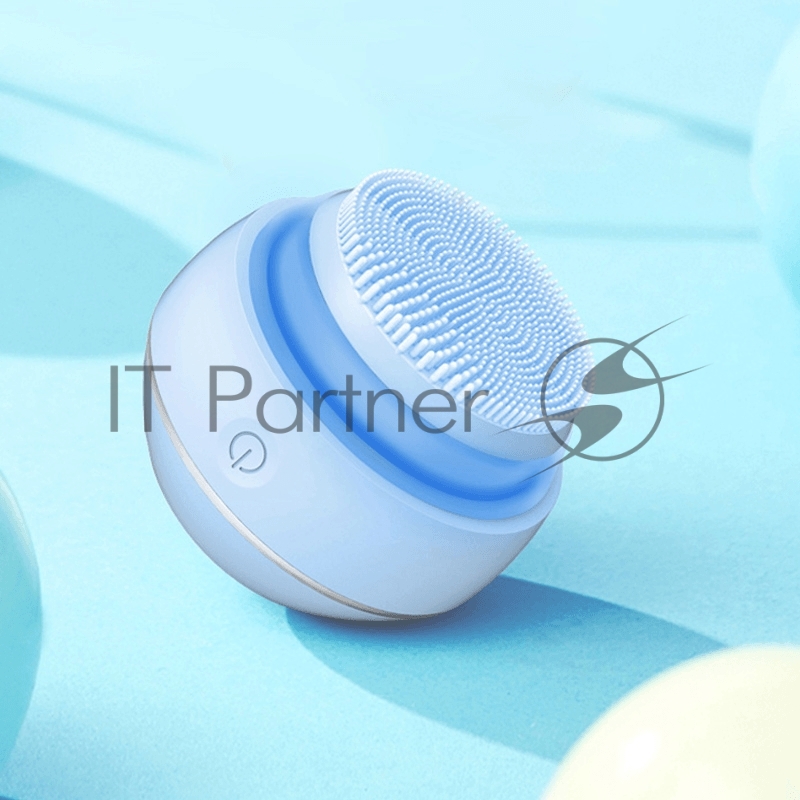 Массажер для ультразвуковой чистки лица FitTop L-Sonic, голубой