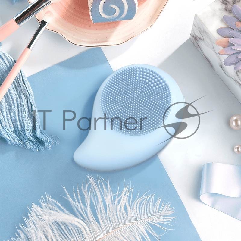 Массажер для чистки лица FitTop L-Clear, голубой