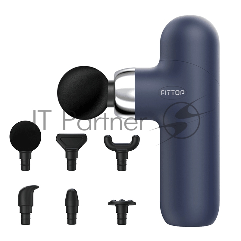 Перкуссионный массажер FitTop SuperHit Mini II, синий