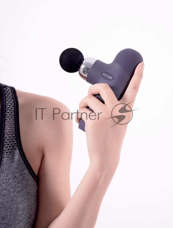 Перкуссионный массажер FitTop SuperHit Mini II, синий