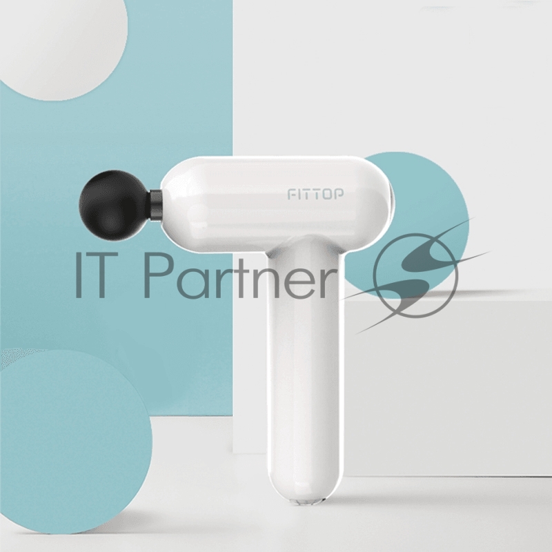 Перкуссионный массажер FitTop SuperHit Mini, белый