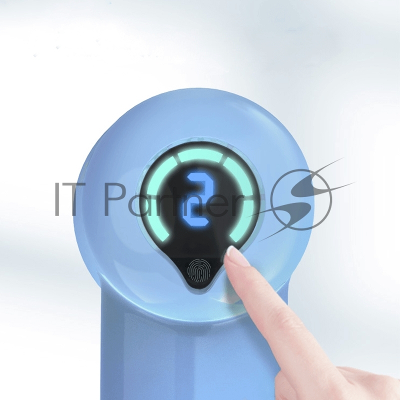 Перкуссионный массажер FitTop SuperHit Mini, голубой