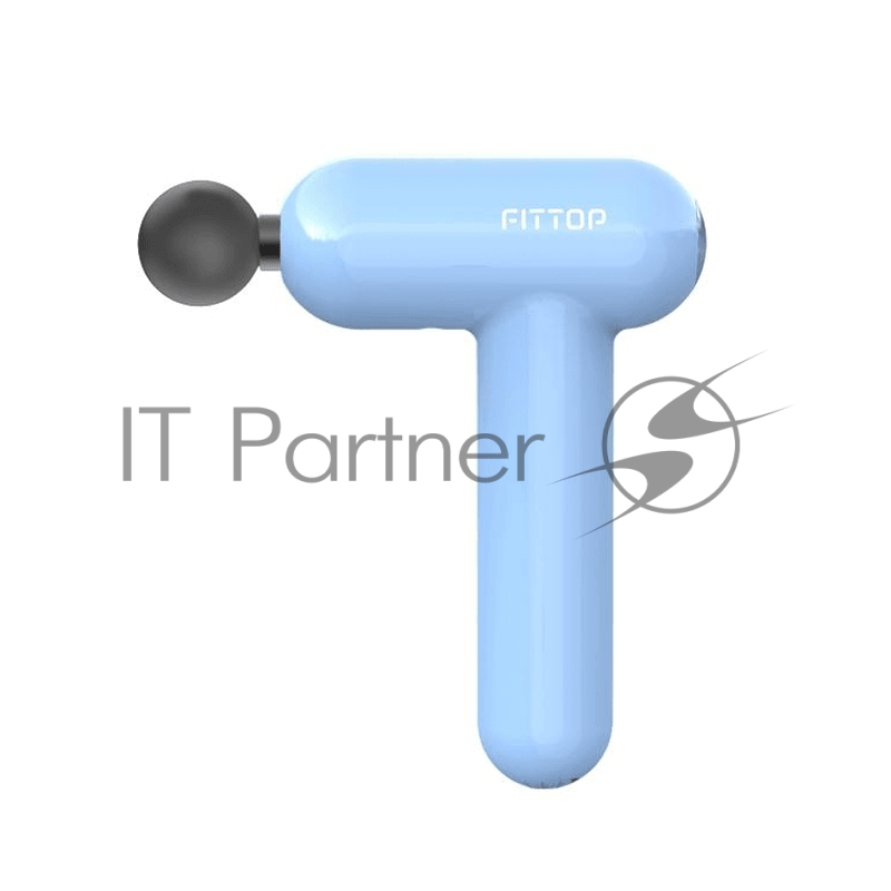 Перкуссионный массажер FitTop SuperHit Mini, голубой