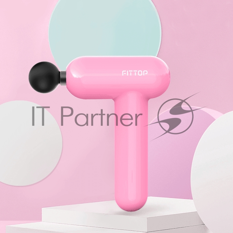 Перкуссионный массажер FitTop SuperHit Mini, розовый