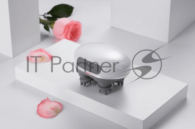 Умный вибромассажер для головы FitTop M-Hand, серый