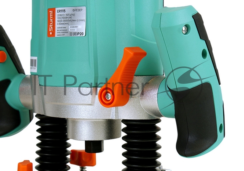 Фрезер Sturm! ER1115 , 1500 Вт, 16000-30000 об/мин, цанга 6 мм, 8 мм ЛИТАЯ ОПОРА (АЛЮМИНИЙ).