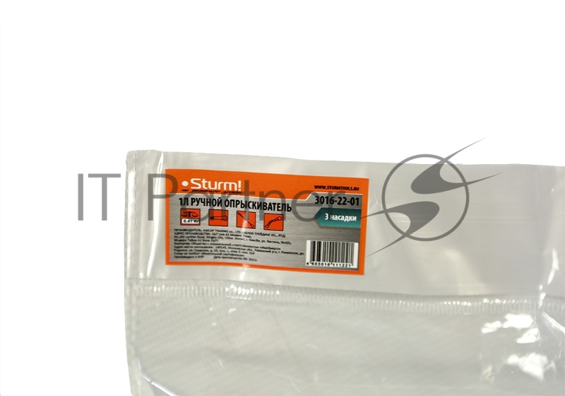 Опрыскиватель Sturm! 3016-22-01 1л с ручным насосом с 3 насадками