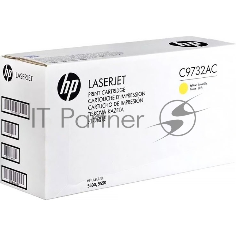 Контрактный картридж HP 645A лазерный желтый (12000 стр)