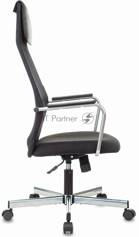 Кресло Бюрократ KB-5M черный TW-01 3C11 сетка/ткань с подголов. крестовина металл хром