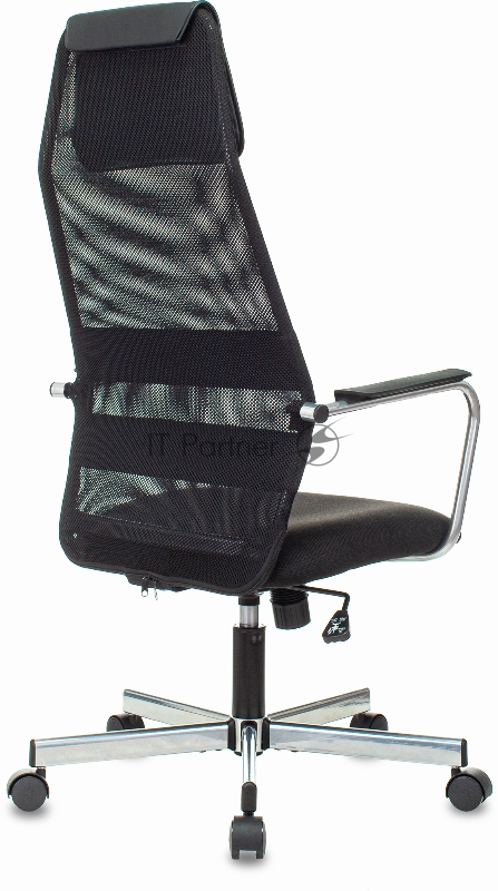 Кресло Бюрократ KB-5M черный TW-01 3C11 сетка/ткань с подголов. крестовина металл хром