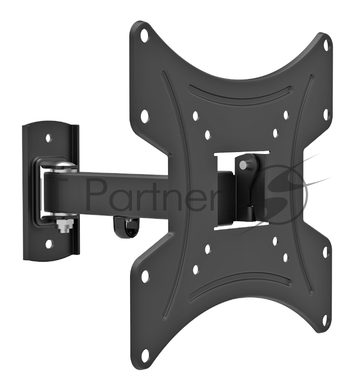 Кронштейн для телевизора Buro FL1S черный 20-48 макс.15кг настенный поворотно-выдвижной и наклонный