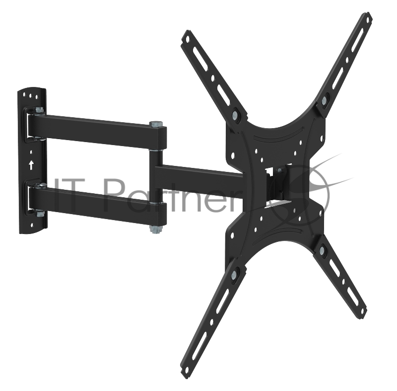 Кронштейн для телевизора Buro FL4S черный 20-65 макс.25кг настенный поворотно-выдвижной и наклонный