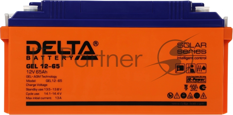 Аккумуляторная батарея Delta GEL 12-65