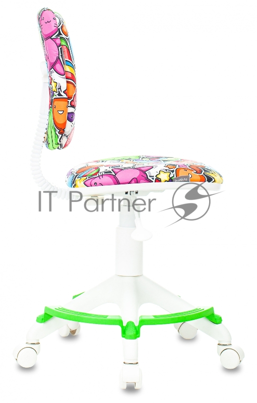 Кресло детское Бюрократ CH-W204/F мультиколор маскарад крестовина пластик подст.для ног пластик белый