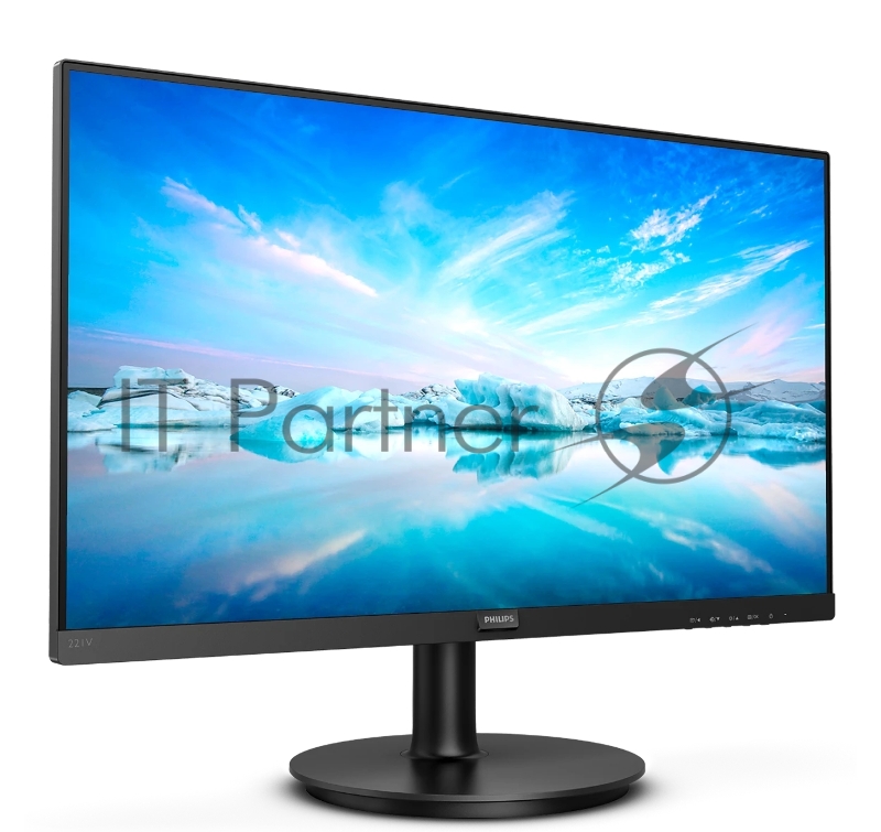 Монитор PHILIPS 221V8 (00/01) Black 21,5 (VA, 1920x1080, D-sub+HDMI, 4 ms, 178°/178°, 250 cd/m, 3000:1)