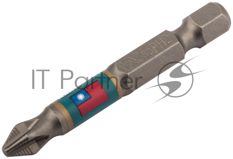 Биты WP, сталь S2, с насечкой, Профи, 10 шт 50 мм PH 2 РОС