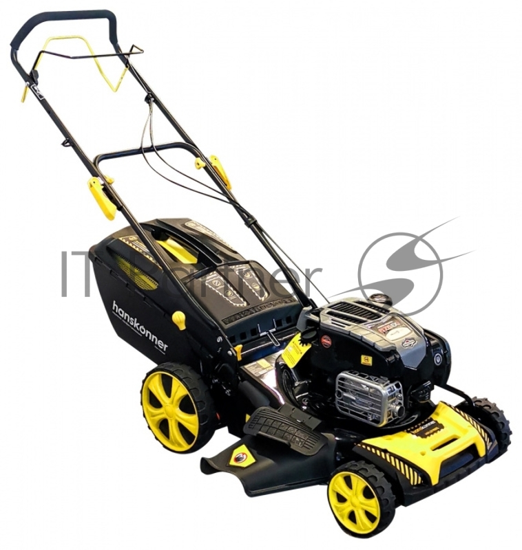 Бензо-газонокосилка самоход. Hanskonner HPL5116BS B&S750EX,161 куб.см, 6 л.с.,нож 51см, 4 в 1