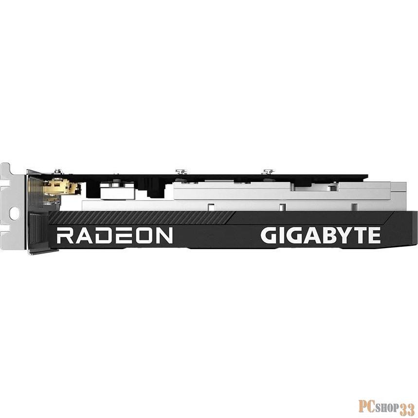 Видеокарта Gigabyte PCI-E 4.0 GV-R64D6-4GL AMD Radeon RX 6400 4096Mb 64 GDDR6 2039/16000 HDMIx1 DPx1 HDCP Ret low profile