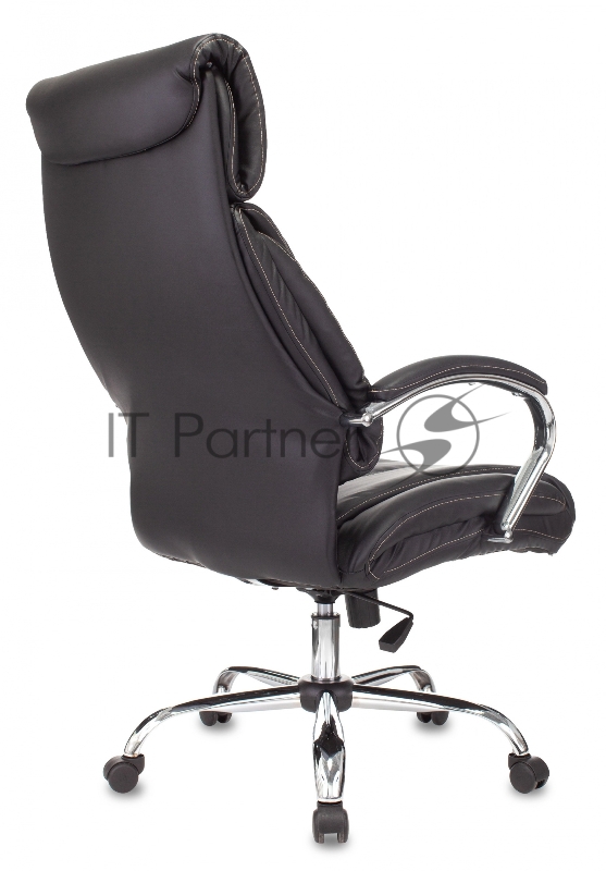 Кресло руководителя Бюрократ T-9904NSL черный Leather Venge Black искусственная кожа крестовина металл хром