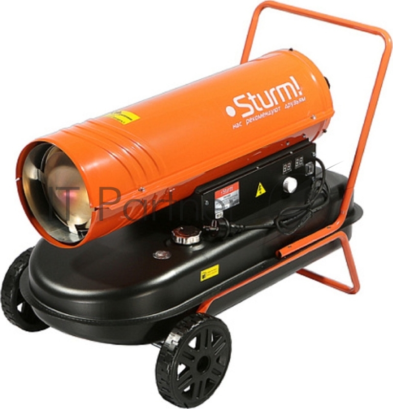 Дизельная тепловая пушка Sturm!, 30кВт, колеса DKH30