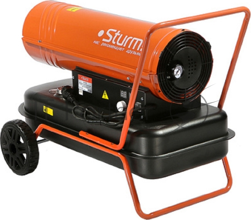 Дизельная тепловая пушка Sturm!, 30кВт, колеса DKH30