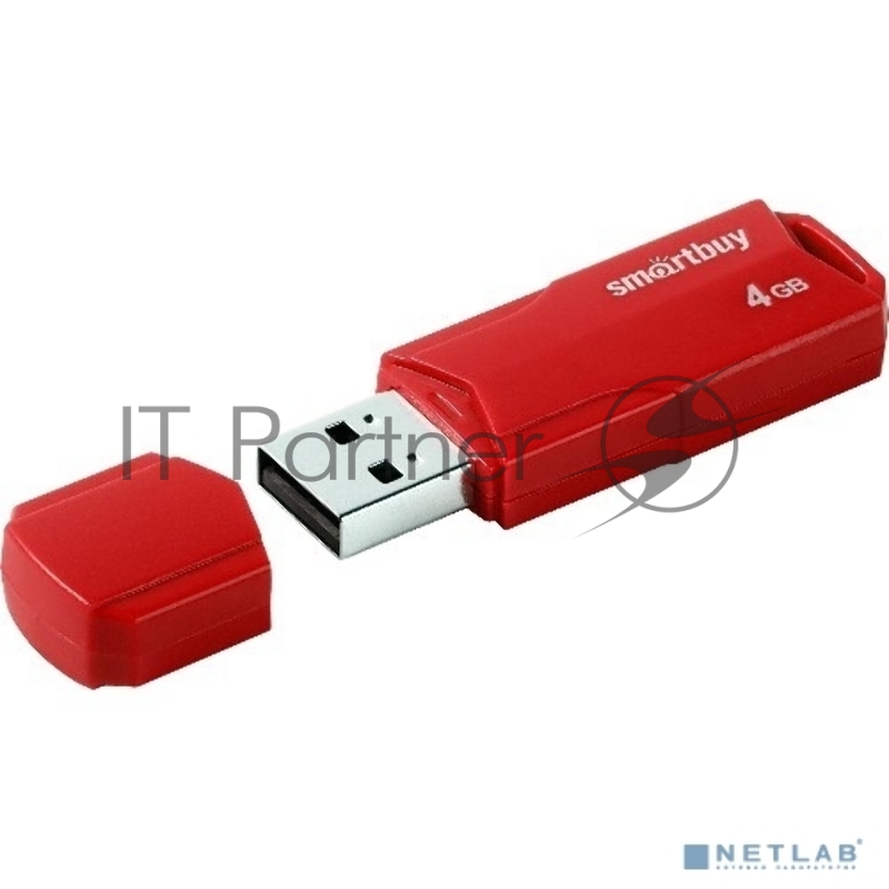 Накопитель USB SmartBuy 4GB CLUE Red (SB4GBCLU-R)
