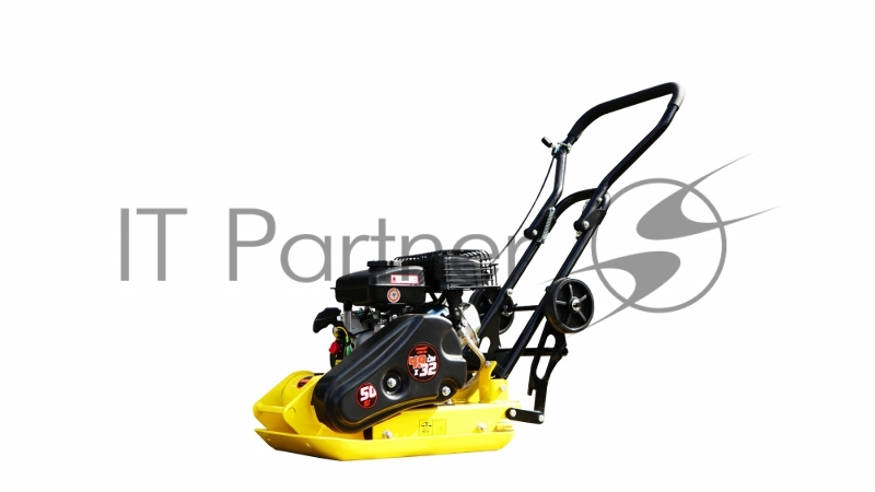 Виброплита бензиновая 3лс, 49x32см, 5900виб/мин, 8,2кН,50кг ,20см,коврик,колеса,Sturm! PC8805DK