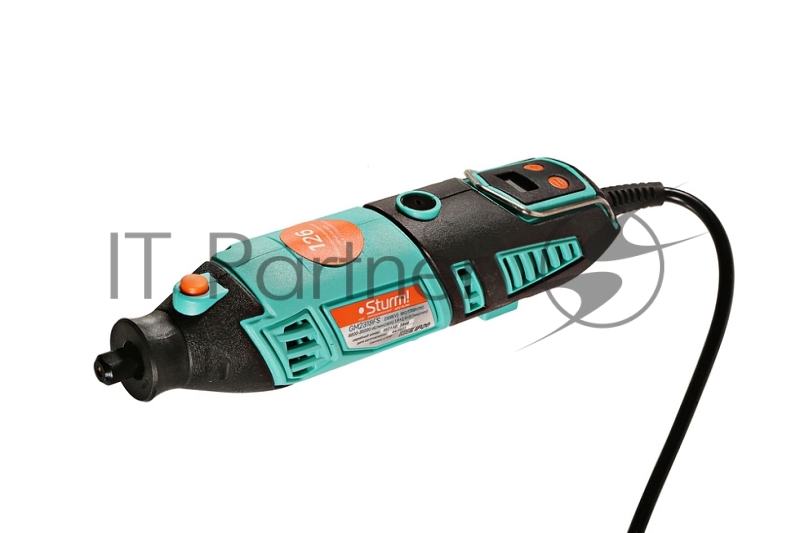 GM2318FS Гравер электрический 180Вт, гибкий вал, LCD-дисплей,126аксс,рег оборотов, Sturm!