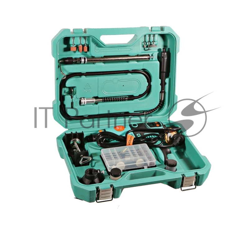 GM2318FS Гравер электрический 180Вт, гибкий вал, LCD-дисплей,126аксс,рег оборотов, Sturm!