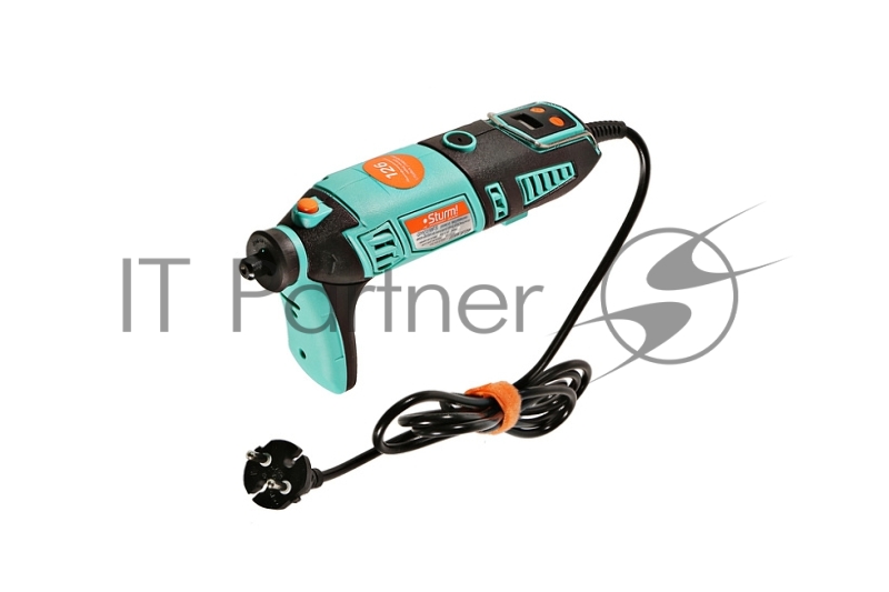 GM2318FS Гравер электрический 180Вт, гибкий вал, LCD-дисплей,126аксс,рег оборотов, Sturm!