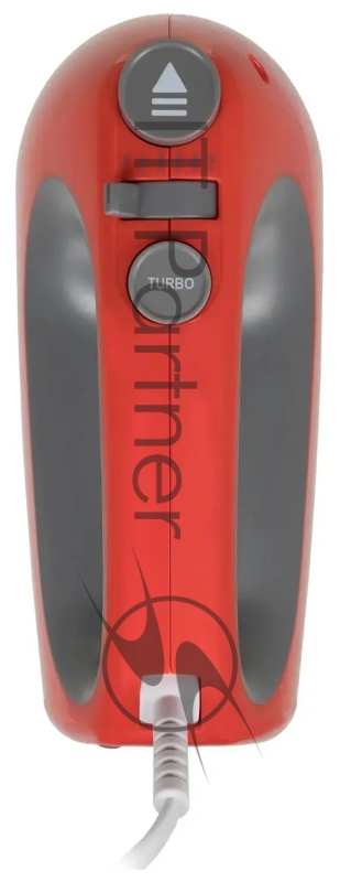 Миксер ручной Hyundai HYM-H4511 500Вт красный/серый