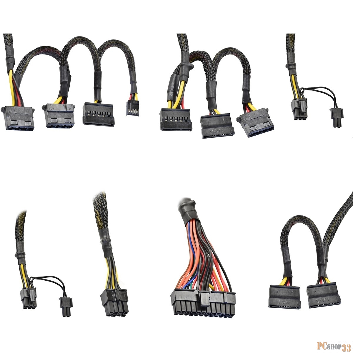 Блок питания 400W ExeGate 80 PLUS® 400PPH-LT-OEM (ATX, APFC, КПД 82% (80 PLUS), 12cm fan, 24pin, (4+4)pin, PCIe, 5xSATA, 3xIDE, black, RTL)