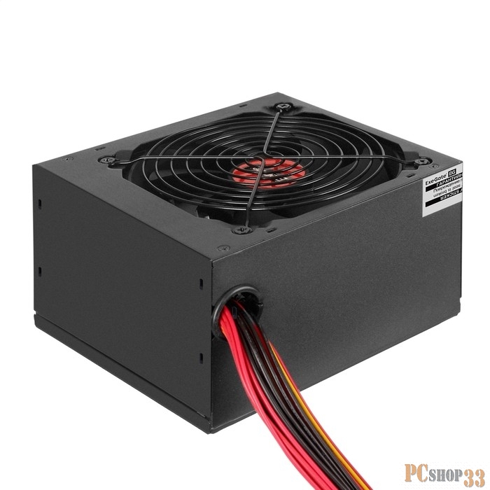 Блок питания 850W ExeGate 850PPE (ATX, APFC, КПД 80% (80 PLUS), 12cm fan, 24pin, (4+4)pin, PCIe, 5xSATA, 3xIDE, FDD, black)