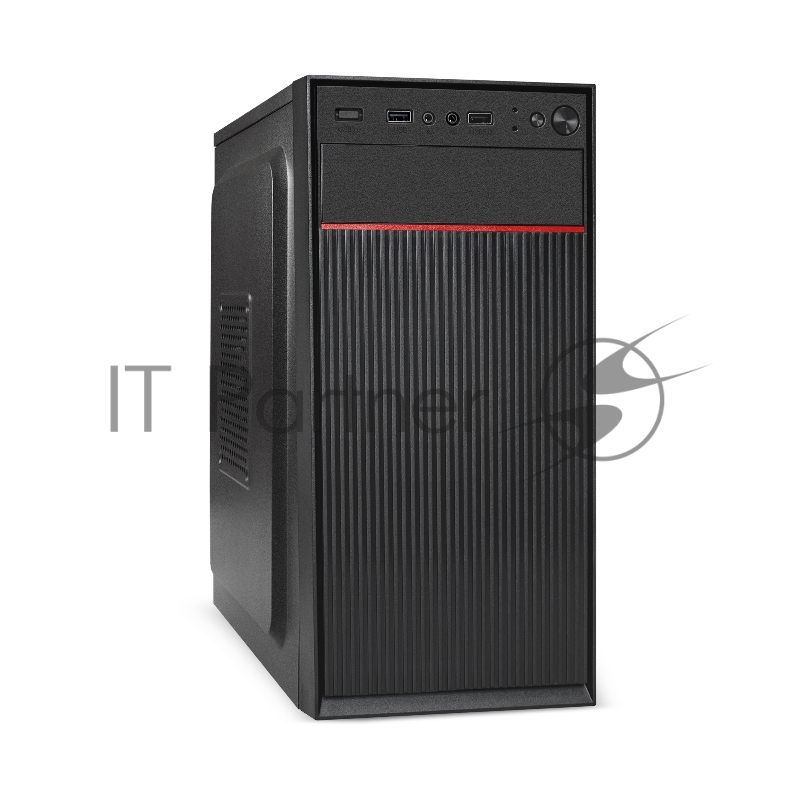 Корпус Minitower ExeGate BAA-113-AAA400 (mATX, БП AAA400 с вент. 8см, 2*USB, аудио, черный)