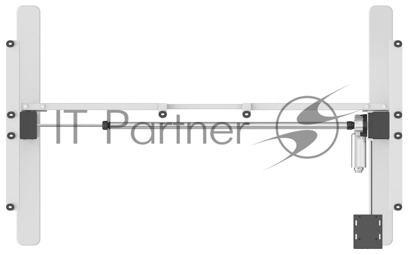 Подстолье Cactus CS-EDF-WT каркас белый