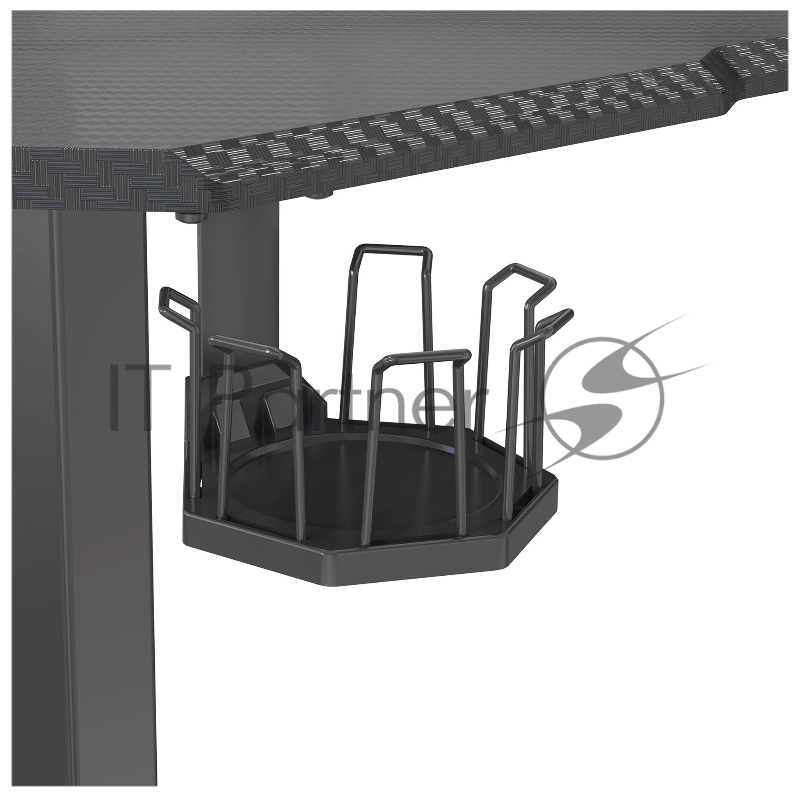 Стол Cactus CS-ED-GBK столешница МДФ карбон каркас черный