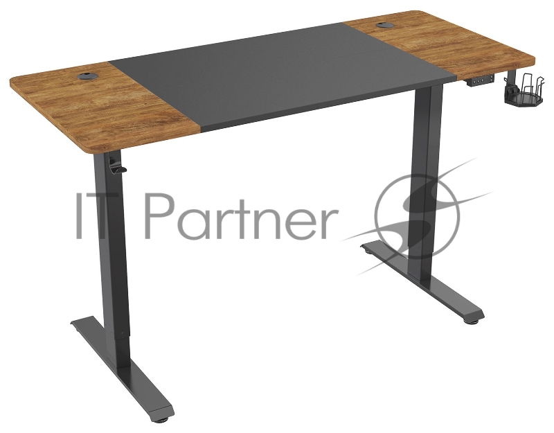 Стол Cactus CS-EDL-BAWD столешница МДФ черный дуб антик каркас черный