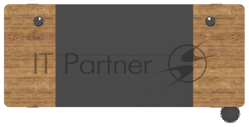 Стол Cactus CS-EDL-BAWD столешница МДФ черный дуб антик каркас черный