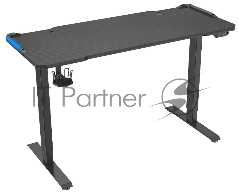 Стол Cactus CS-EDL-GBK столешница МДФ черный каркас черный